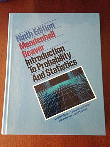 Imagen de archivo de Introduction to Probability and Statistics a la venta por Better World Books