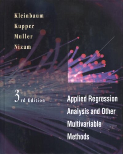 Beispielbild fr Applied Regression Analysis and Multivariable Methods zum Verkauf von ThriftBooks-Atlanta