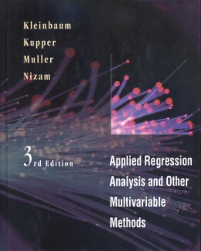 9780534209100: Applied Regression Analysis and Multivariable Methods