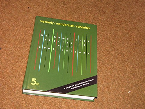 Imagen de archivo de Mathematical Statistics with Applications a la venta por Better World Books