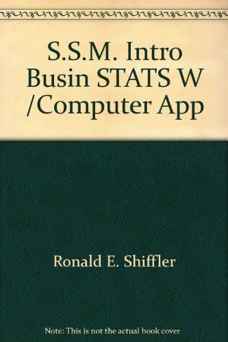 Beispielbild fr Introductory Business Statistics with Computer Applications zum Verkauf von Louisville Book Net