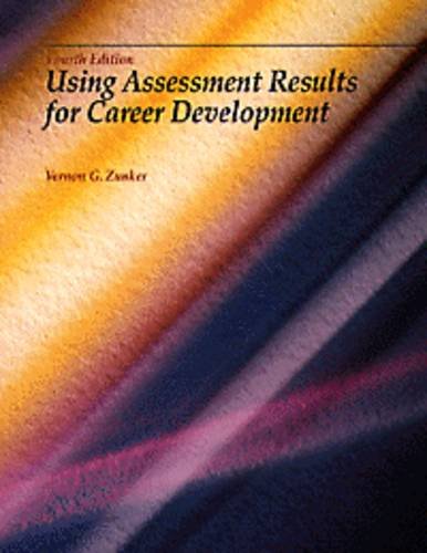 Imagen de archivo de Using Assessment Results for Career Development a la venta por Lot O'Books