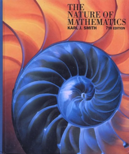 Stock image for The Nature of Mathematics for sale by Better World Books: West