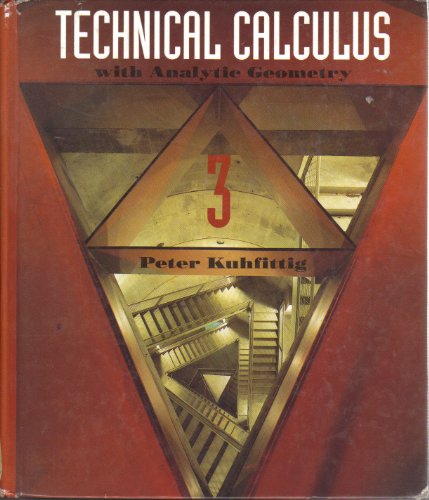 Stock image for Technical Calculus with Analytic Geometry for sale by Better World Books