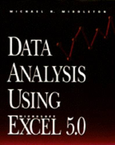 Beispielbild fr Data Analysis Using Excel 5.0 zum Verkauf von Better World Books