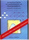 9780534230470: Introduction to Mathematical Programming: Applications and Algorithms