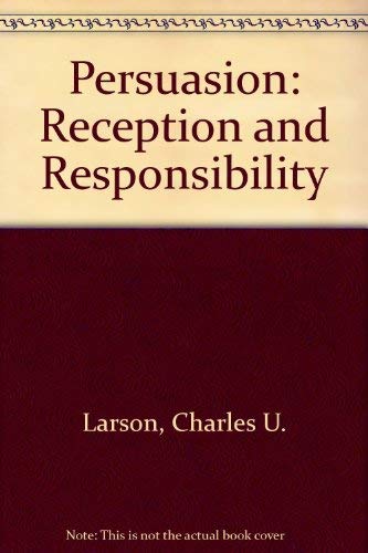 Beispielbild fr Persuasion: Reception and Responsibility zum Verkauf von HPB-Red