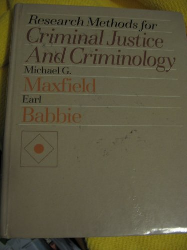 9780534231545: Research Methods for Criminal Justice and Criminology