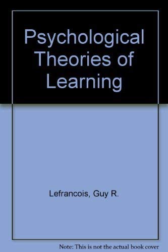 Theories of Human Learning: Kro's Report. 3rd Ed