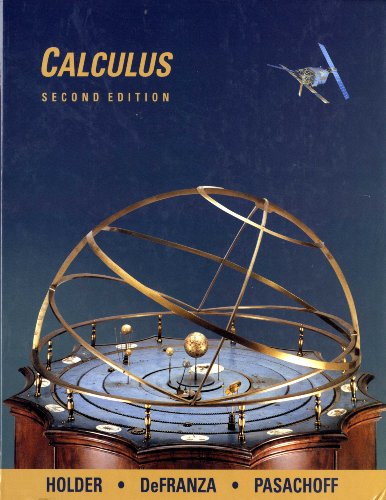 Calculus (9780534233044) by Holder, Leonard Irvin; Defranza, James; Pasachoff, Jay M.