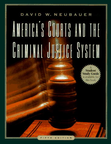 Imagen de archivo de America's Courts and the Criminal Justice System a la venta por Leserstrahl  (Preise inkl. MwSt.)