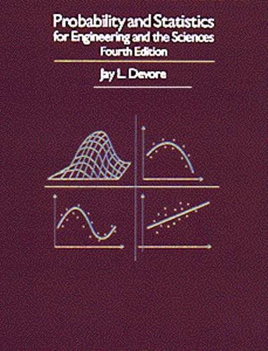 Beispielbild fr Probability and Statistics for Engineering and the Sciences, 4th Edition (Book and Disk) zum Verkauf von Books of the Smoky Mountains