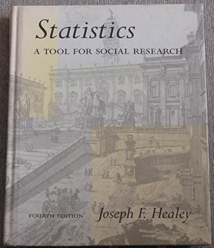 Beispielbild fr Statistics : A Tool for Social Research zum Verkauf von Better World Books