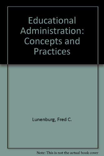 Stock image for Educational Administration: Concepts and Practices for sale by HPB-Red