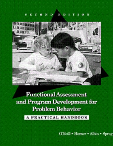 Beispielbild fr Functional Assessment and Program Development for Problem Behavior: A Practical Handbook zum Verkauf von SecondSale