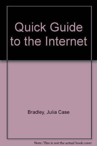 Imagen de archivo de Quick Guide to the Internet a la venta por Hawking Books