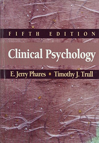 Beispielbild fr Clinical Psychology: Concepts, Methods and Profession zum Verkauf von WorldofBooks