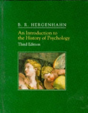 9780534263706: An Introduction to the History of Psychology