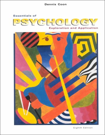 Stock image for Essentials of Psychology: Exploration and Application (Casebound Edition) for sale by BookHolders