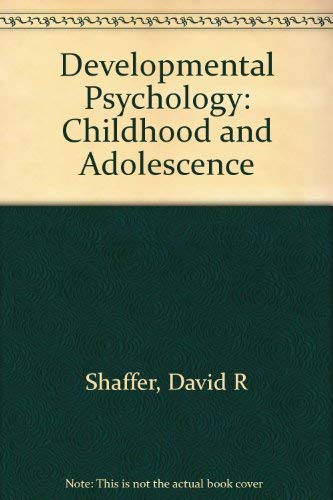 Stock image for Developmental Psychology: Childhood and Adolescence for sale by HPB-Red