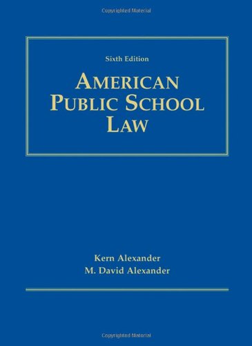 Imagen de archivo de American Public School Law : 6th Edition a la venta por Better World Books: West