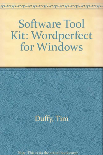 Stock image for Software Tool Kit: Wordperfect for Windows for sale by Wonder Book