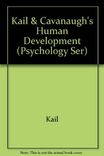 Imagen de archivo de Study Guide for Kail/Cavanaugh  s Human Development a la venta por HPB-Red