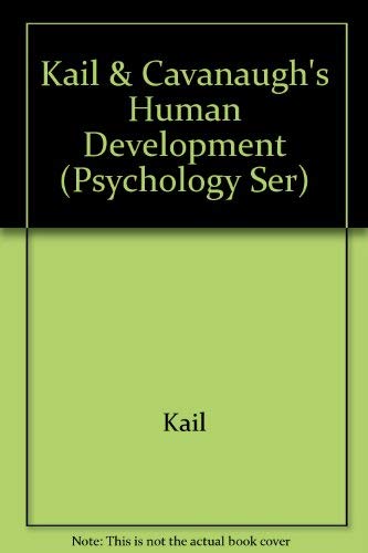 Stock image for Study Guide for Kail/Cavanaughs Human Development for sale by HPB-Red