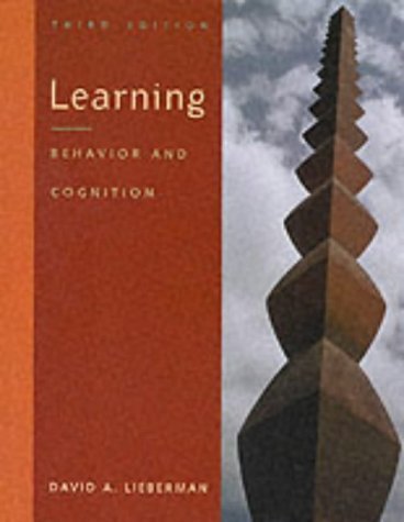 Stock image for Learning : Behavior and Cognition for sale by Better World Books