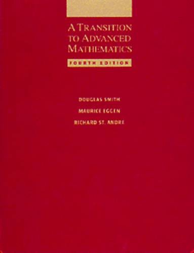 Beispielbild fr A Transition to Advanced Mathematics zum Verkauf von HPB-Red