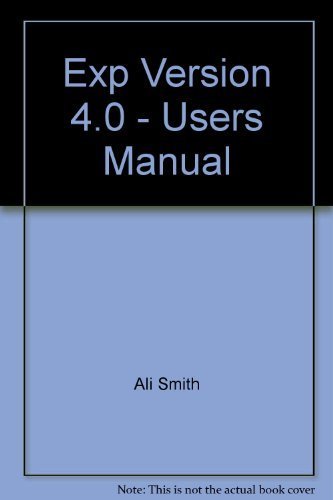 EXP, the scientific word processor, version 4.0: User's guide (9780534342562) by Smith, Simon L