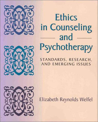 Imagen de archivo de Ethics in Counseling and Psychotherapy : Standards, Research, and Emerging Issues a la venta por Better World Books: West