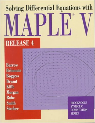 Stock image for Solving Differential Equations with Maple V for sale by Better World Books
