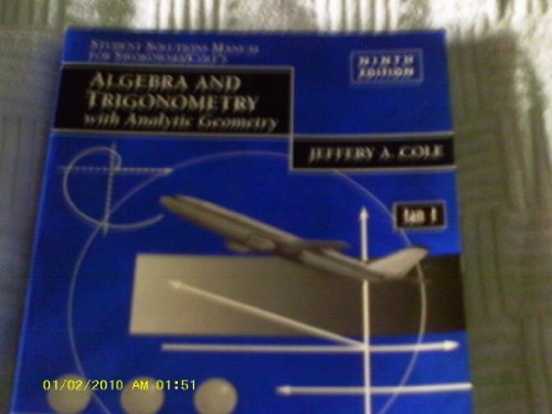 Stock image for Student Solutions Manual for Swokowski/Coles Algebra and Trigonometry with Analytic Geometry for sale by ThriftBooks-Dallas