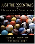 Imagen de archivo de Just the Essentials of Elementary Statistics with CDRom a la venta por SecondSale