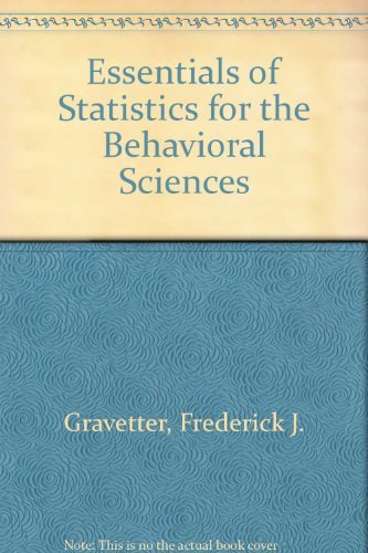 Beispielbild fr Study Guide for Gravetter/Wallnaus Essentials of Statistics for the Behavioral Sciences zum Verkauf von Zoom Books Company