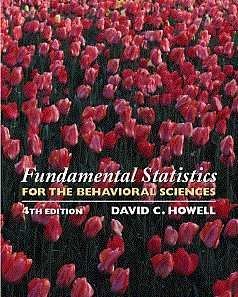 Imagen de archivo de Fundamental Statistics for the Behavioral Sciences a la venta por Better World Books