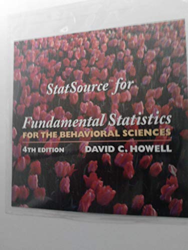 Stock image for Fundamental Statistics for the Behavioral Sciences for sale by Reuseabook