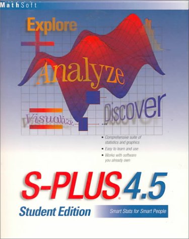 S-Plus 4.5 (9780534358730) by Mathsoft Inc.