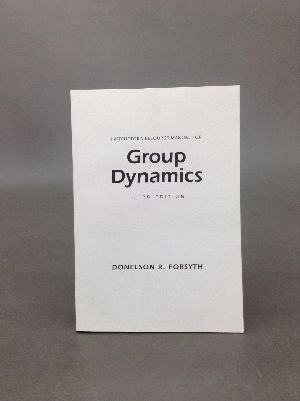 Group Dynamics Irm (9780534358877) by Forsyth