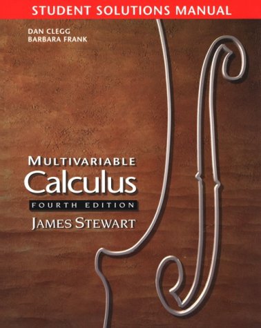 Stock image for Multivariable Calculus: Stewart's Student Manual for sale by SecondSale