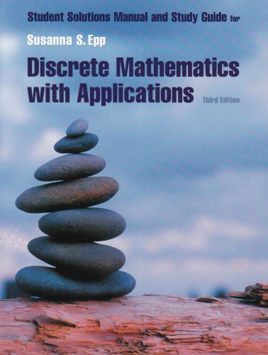 Beispielbild fr Student Solutions Manual for Epp's Discrete Mathematics with Applications, 3rd zum Verkauf von Books of the Smoky Mountains