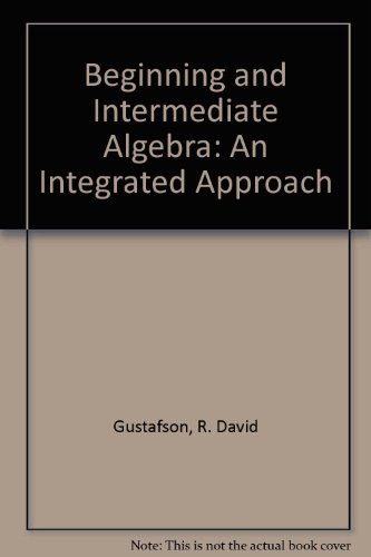 Stock image for Greatest Hits Student Video for Gustafson/Frisk's Beginning and Intermediate Algebra : An Integrated Approach for sale by Better World Books