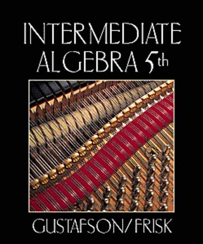 9780534360498: Intermediate Algebra