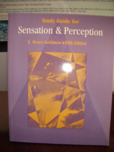 Stock image for Sensation and Perception for sale by ThriftBooks-Atlanta