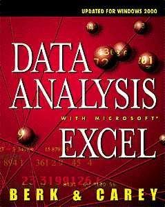 9780534362782: Data Analysis with Microsoft Excel: Updated for Office 2000