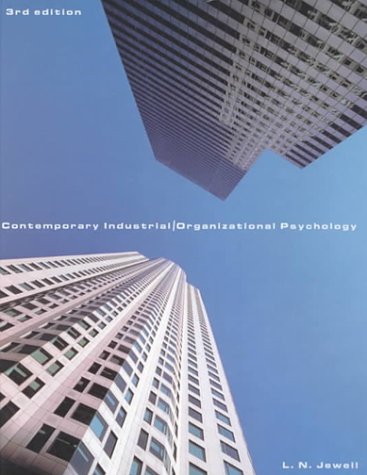 Stock image for Contemporary Industrial/Organizational Psychology for sale by Better World Books