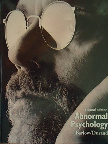 Abnormal Psychology: An Integrative Approach (9780534364052) by David H. Barlow