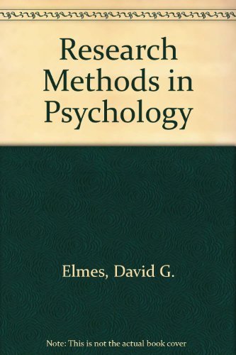 Imagen de archivo de Research Methods in Psychology a la venta por HPB-Red