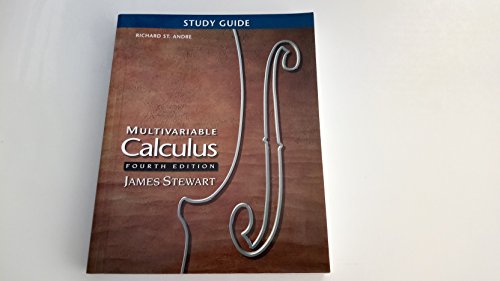 9780534364458: Study Guide for Stewart's Multivariable Calculus